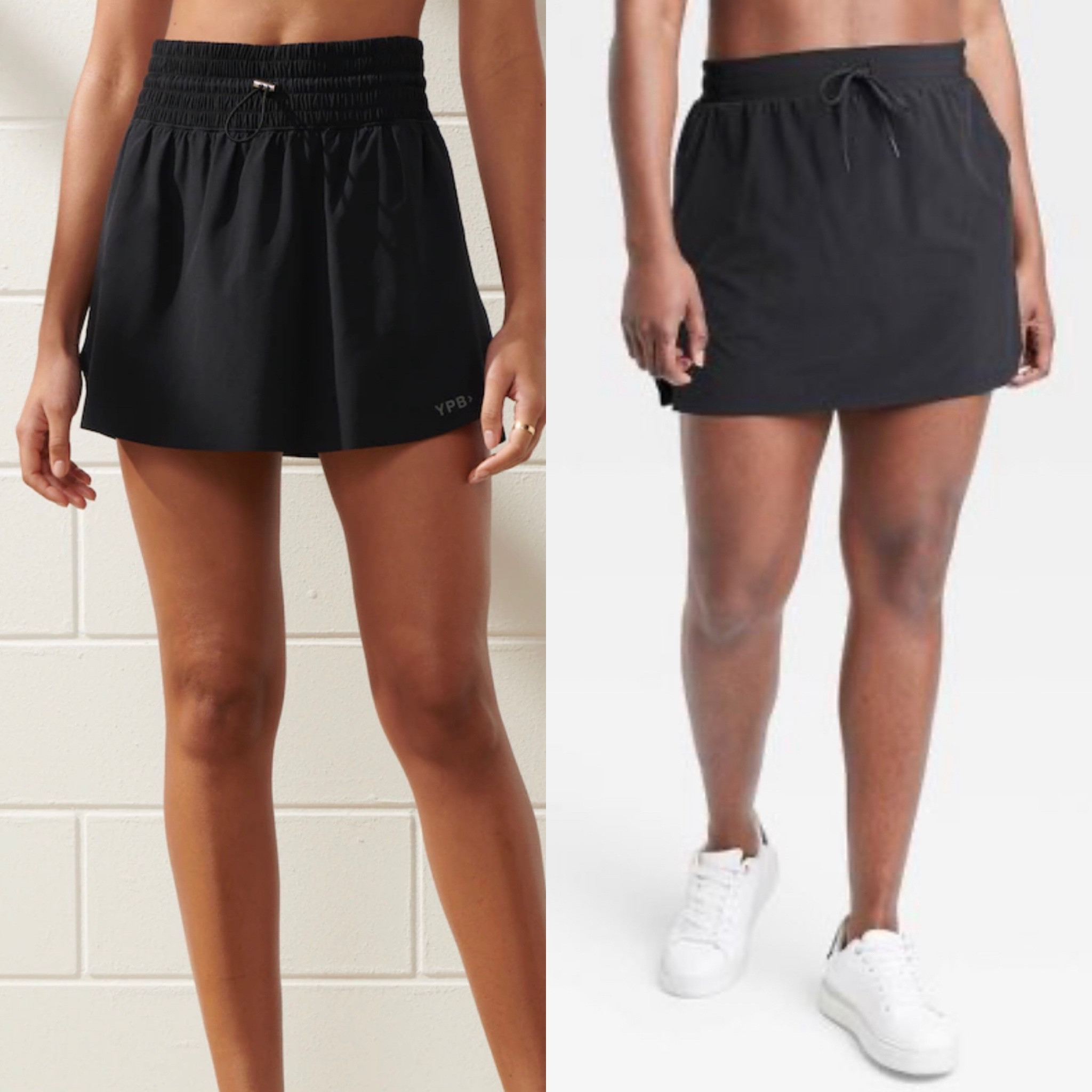 Shop the look Black athletic skirt 
Look for less
Target 
Abercrombie 
Target style 
Target finds
Skirt with 
Built in shorts 
Gym
Athleisure 
Drawstring 