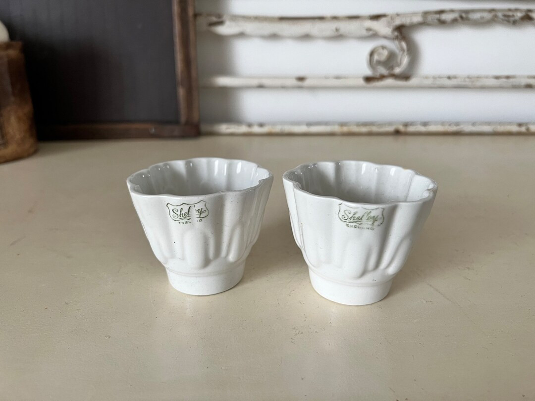 1x Small antique white ironstone jelly mould Shelley - ironstone fruit jelly mold | Etsy (US)