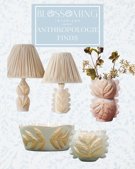Beautiful new line of home accessories at Anthropologie. 

#LTKhome
