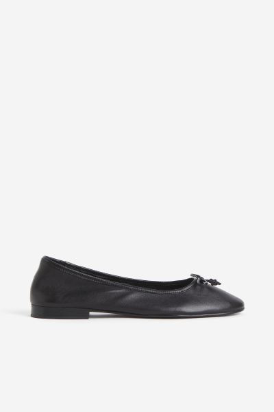Leather ballet pumps | H&M (UK, MY, IN, SG, PH, TW, HK)