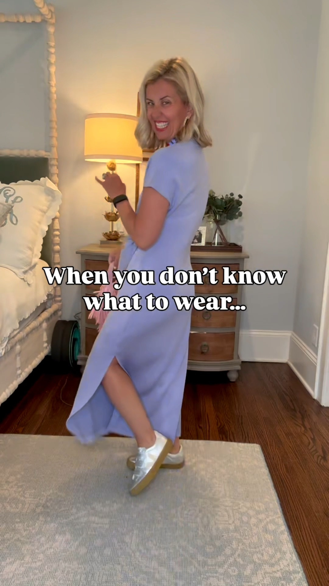 When you don’t know what to wear…Spanx Air Essentials for the win! Yall know I dress them up & down, and this new color is perfect for the transition to fall.

@spanx #spanxpartner

Sizing:
Tie-Waist Maxi Dress - small
Boatneck Tank - xs
Drawstring Maxi Dress - xs
Button Down - xs
Shorts - small
Wide Leg Pant - small petite

*Code catherinexspanx for 15% off + free shipping on Ist order

#LTKdayinmylife #LTKootd #LTKmomlife