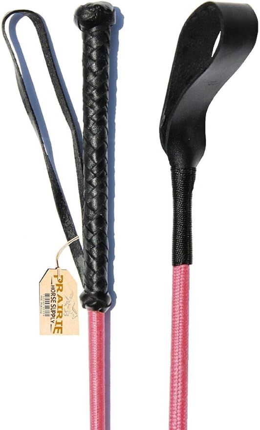 Riding Crop for Horse Fiberglass Shaft with Leather Double Slapper | Amazon (US)