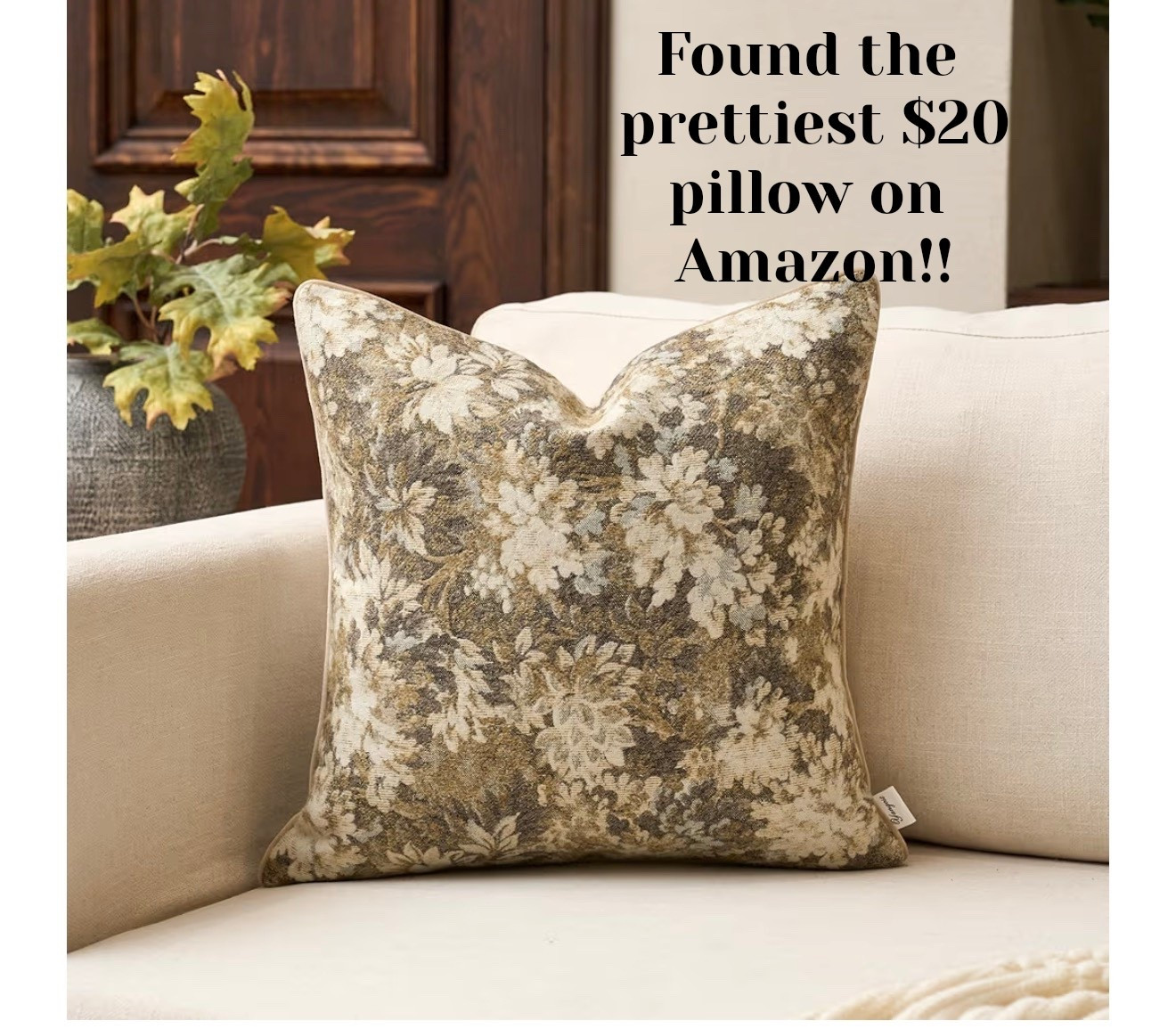 This is a great quality pillow cover. I got the beige color and love it. So soft and pretty 

#LTKOver40 #LTKSeasonal #LTKHome