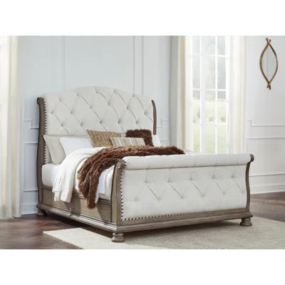 Estebon Upholstered Sleigh Bed | Wayfair North America