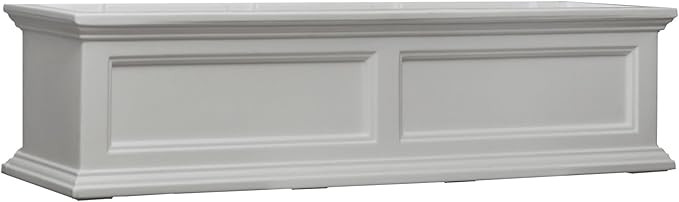 Mayne Fairfield 5823W Window Box Planter, 4-Foot, White | Amazon (US)