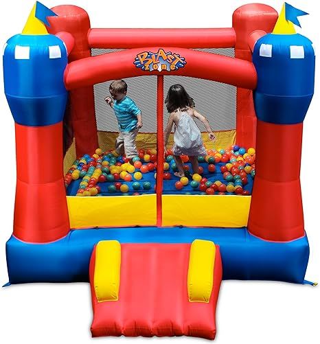 Magic Castle - Inflatable Bouncer  - Premium Quality - Indoor/Outdoor - 3 Players - Sets Up in Se... | Amazon (US)