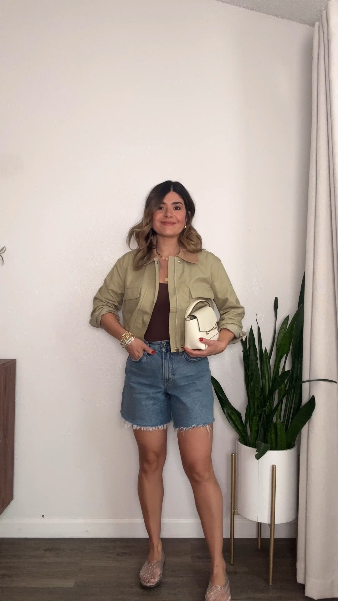 Top size small
Jacket size small
Shorts size 25

#LTKSeasonal #LTKootd #LTKmomlife