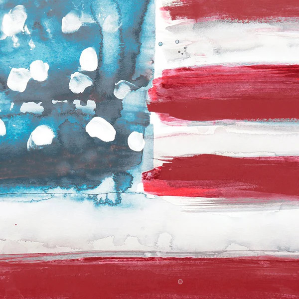 Abstract American Flag | Lindsay Letters, LLC
