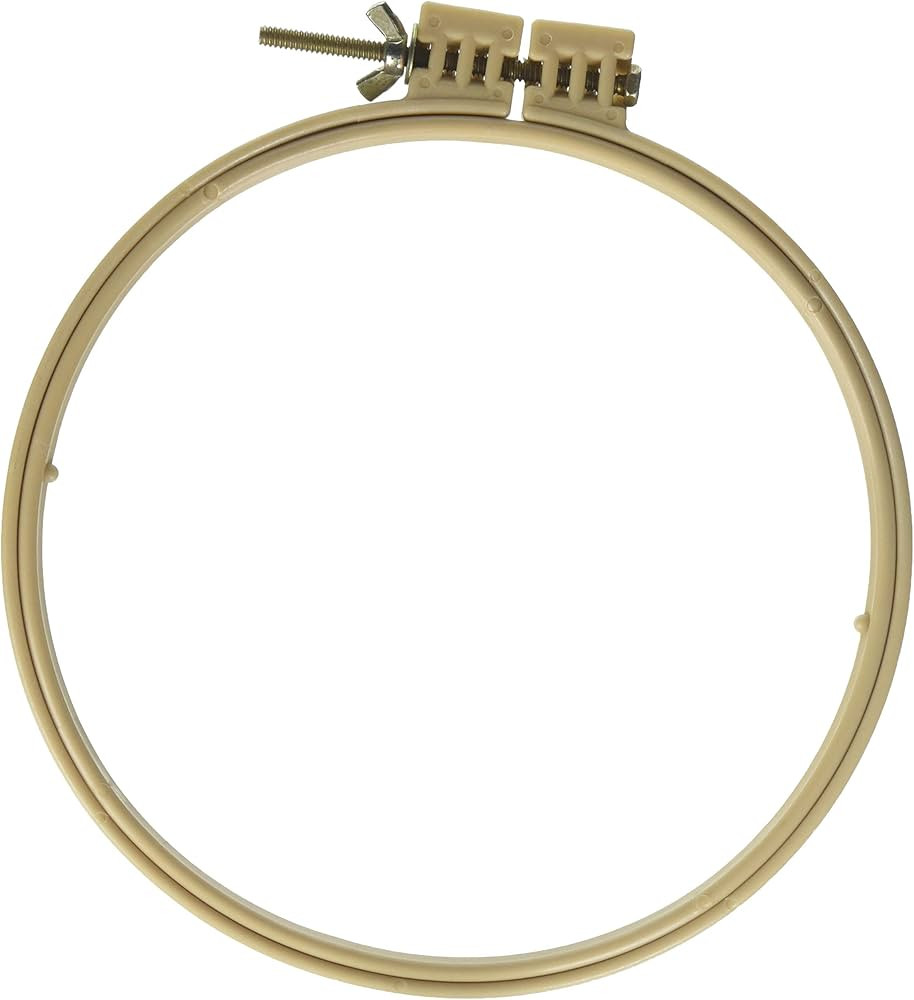 Morgan Quality Products 7 Inch No-Slip Embroidery Hoop, Interlocking Tongue and Groove Design | Amazon (US)