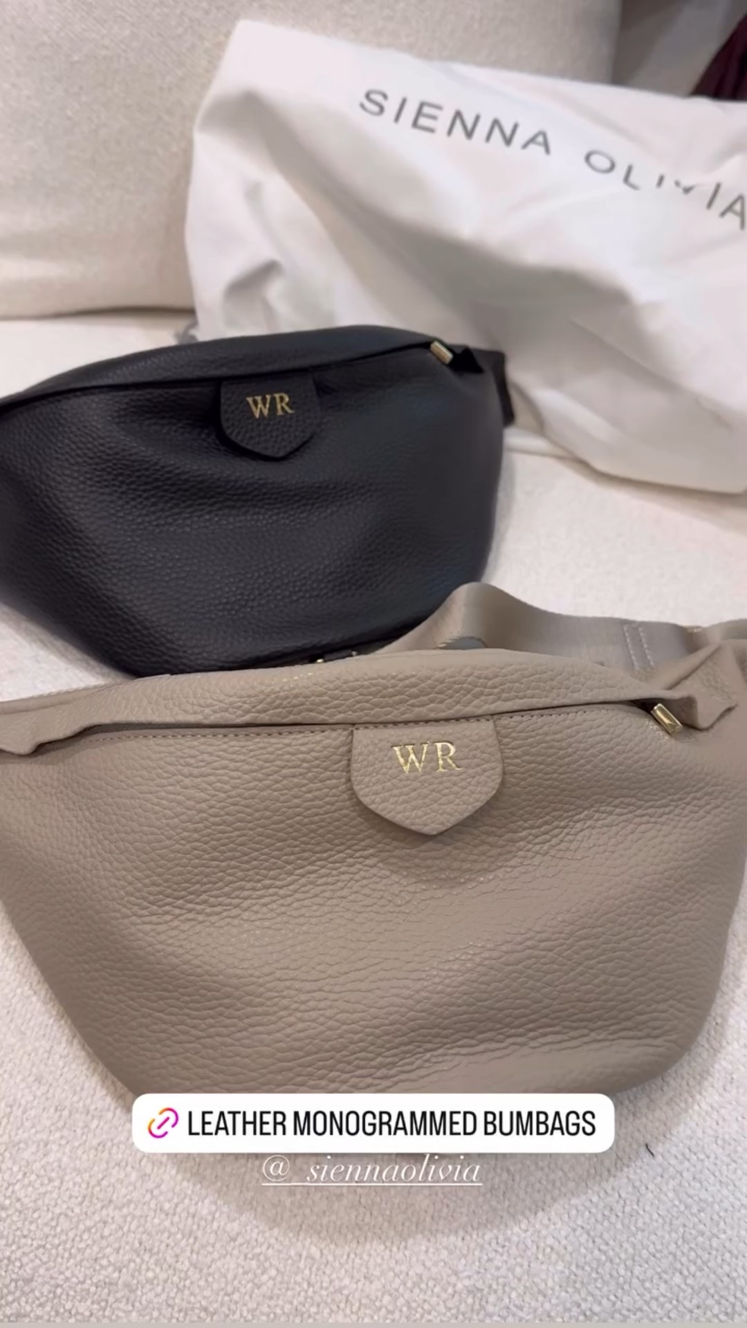 Leather monogram bumbags 😍 So cute and great quality!

#LTKdayinmylife #LTKootd #LTKgrwm