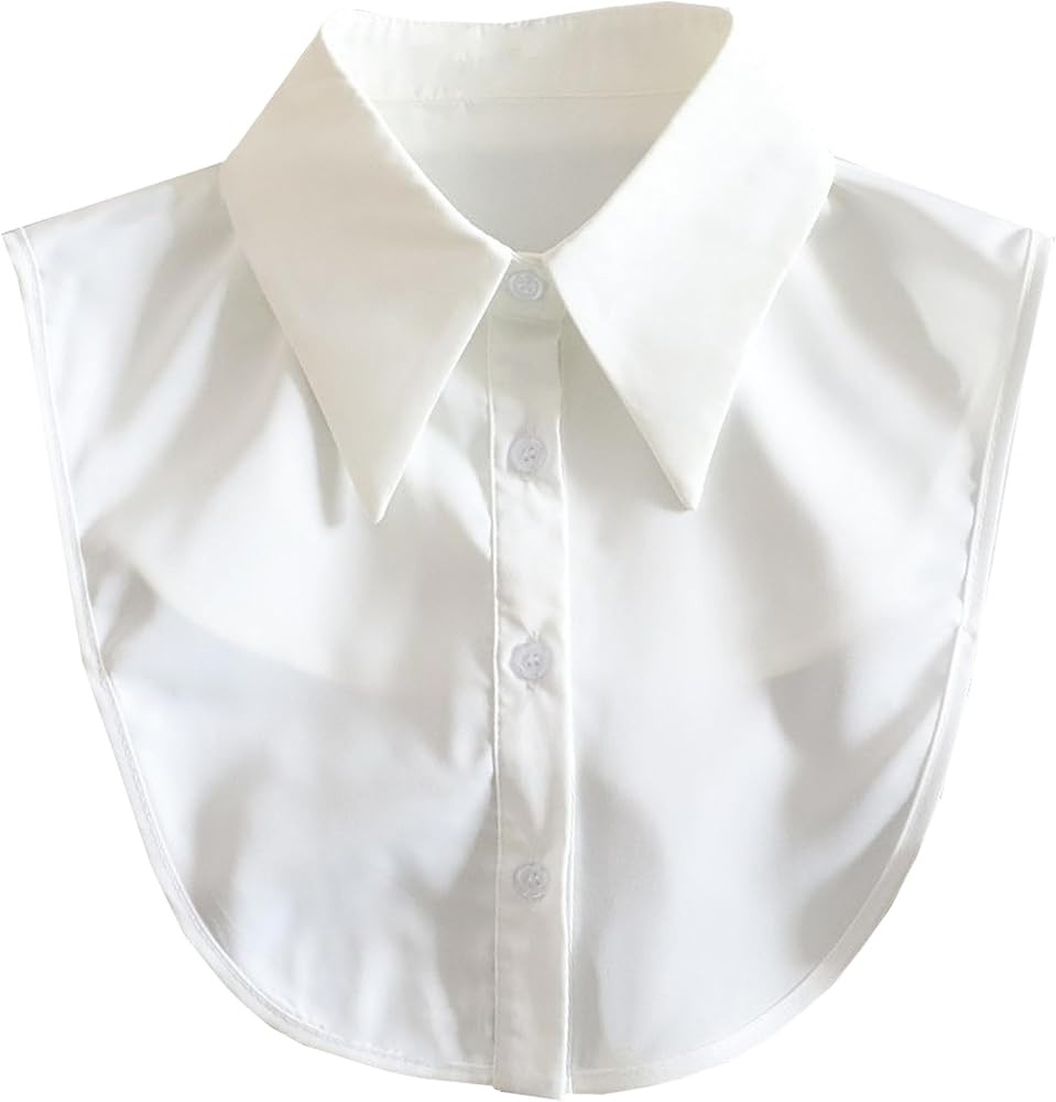 NIDMIDO Chiffon Detachable Fake Collar,Half Shirt Blouse Dickey Collar Faux False Collar Elegant ... | Amazon (US)