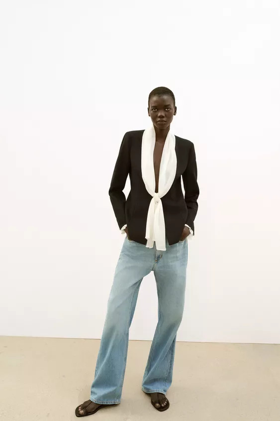 TIED SCARF BLAZER | Zara US