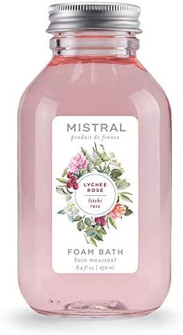 Mistral French Lychee Rose Foam Bath Soap 8.4 Fl Oz | Amazon (US)