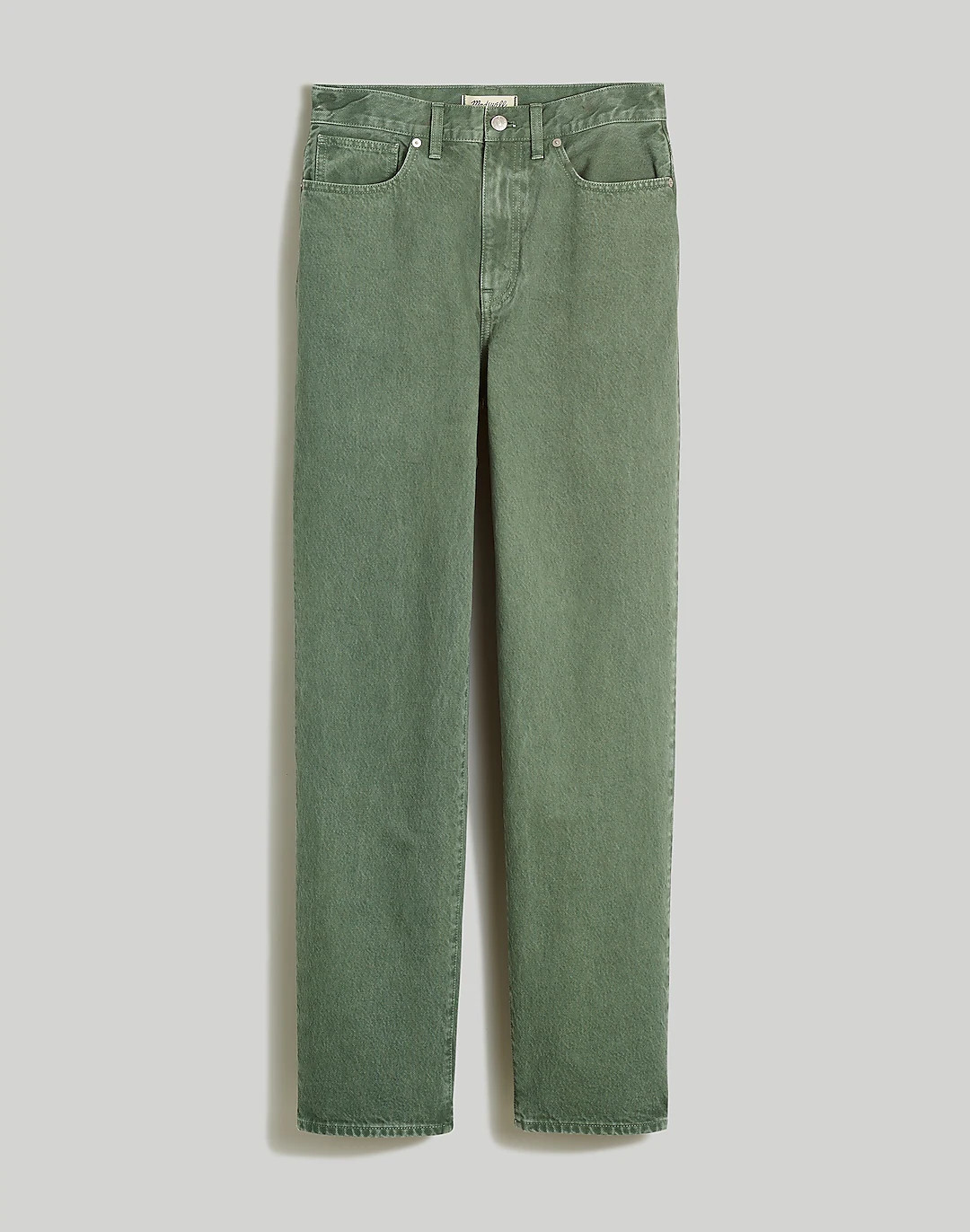 Baggy Straight Jeans: Garment-Dyed Edition | Madewell