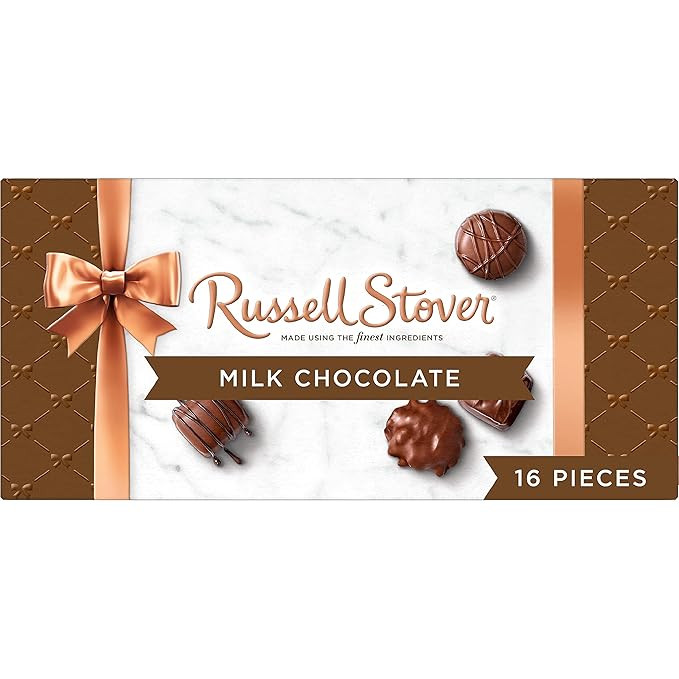 Russell Stover, Milk Chocolate Assortment, Chocolate Gift Box, 9.4 Ounce | Amazon (US)