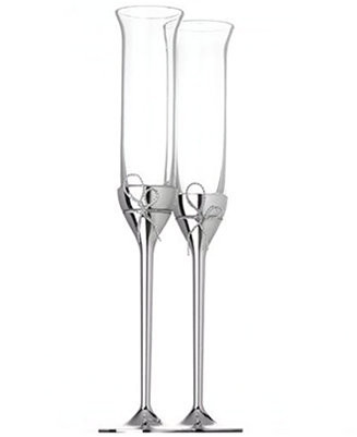 Set of 2 Love Knots Toasting Flutes | Macy's Canada