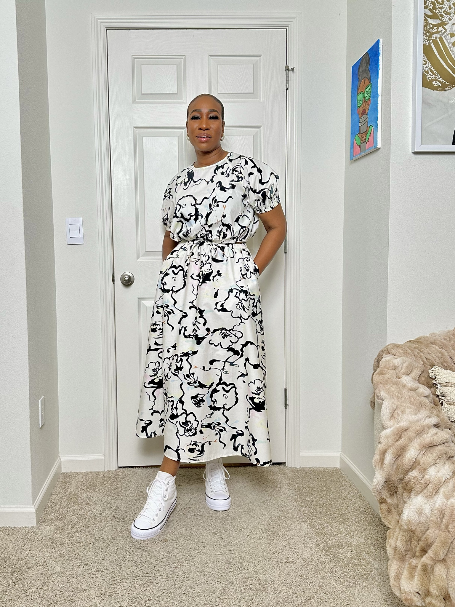 Obsessed with this skirt set. It’s so comfy and perfect for the spring season. Styled it with sneakers for a casual stroll and with heels for a dresser look. 
Medium top
Medium skirt 

Spring style, spring outfit idea, skirt outfit, sneaker style



#LTKstyletip #LTKfindsunder50 #LTKSeasonal