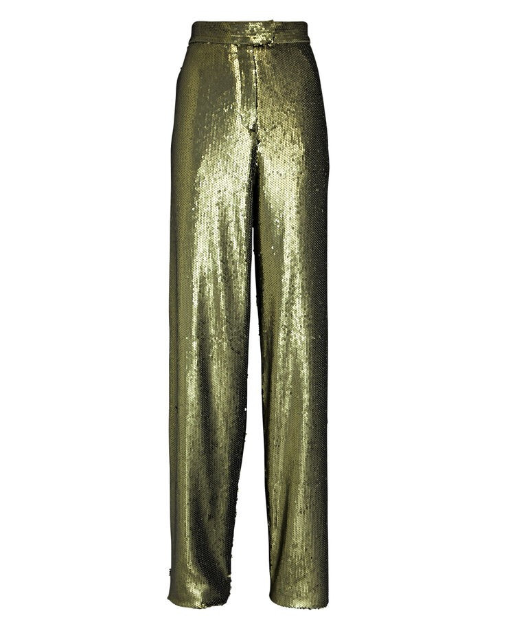 Claire Sequined Straight-Leg Pants | INTERMIX
