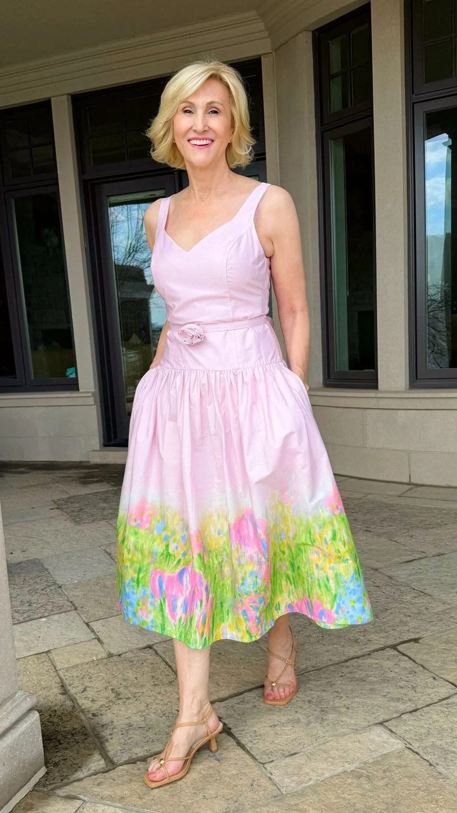 This pink floral dress is giving me all the pretty, feminine vibes 🌸💗 I love how the floral details make it feel special without being too fussy—and paired with simple sandals, it’s such an easy look for a summer lunch, a day out, or even a little vacation moment. ✨

Shop this pretty find from Macy’s! 🩷

#LTKOver40 #LTKSeasonal #LTKootd