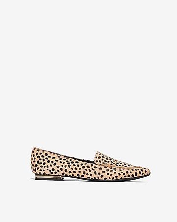 cheetah lenox loafers | Express