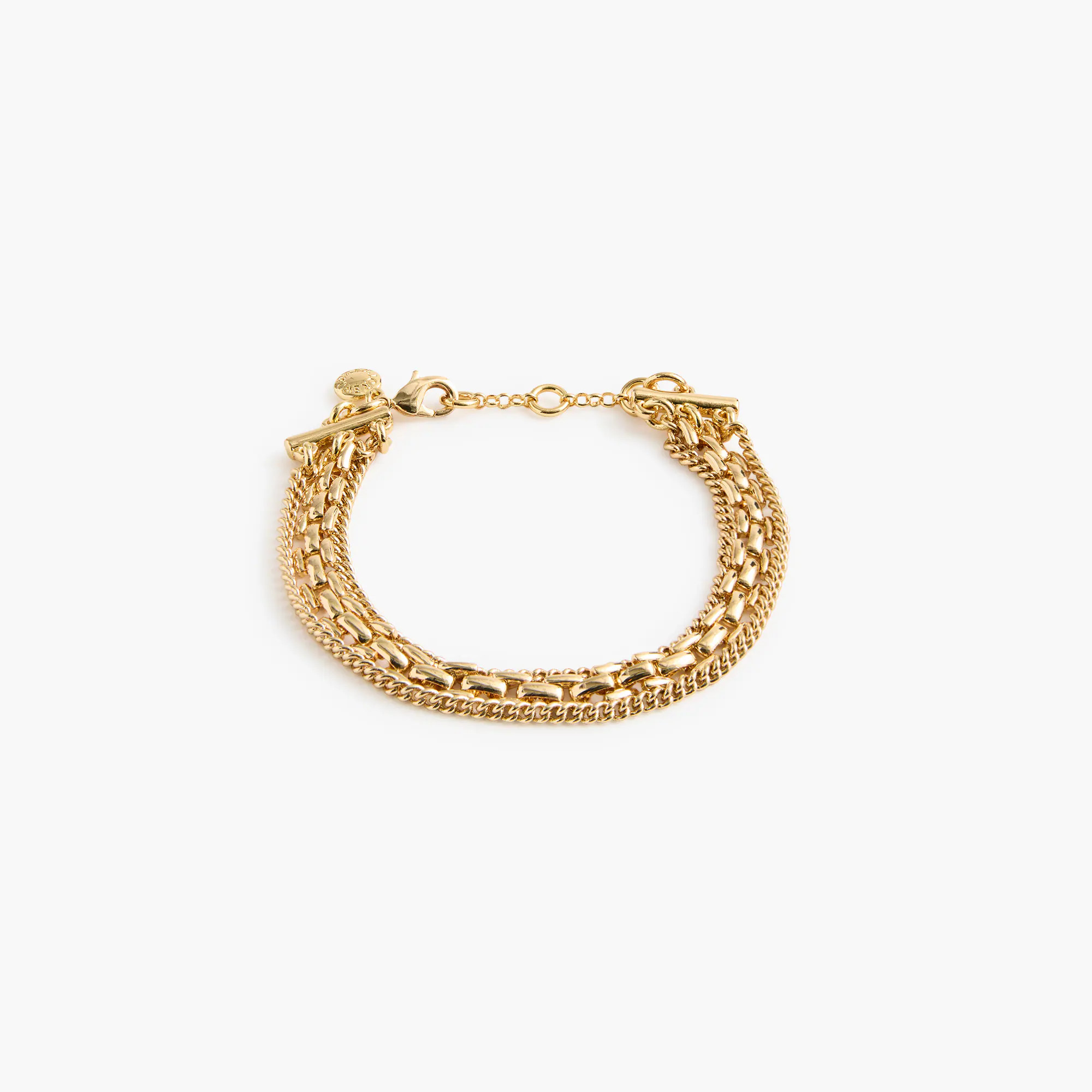 Triple watch-chain bracelet | J.Crew Factory