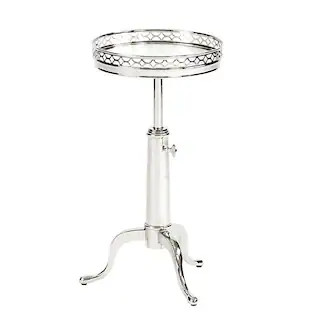 MR Marble Top Telescoping Table with Polished Nickel | Ballard Designs, Inc.