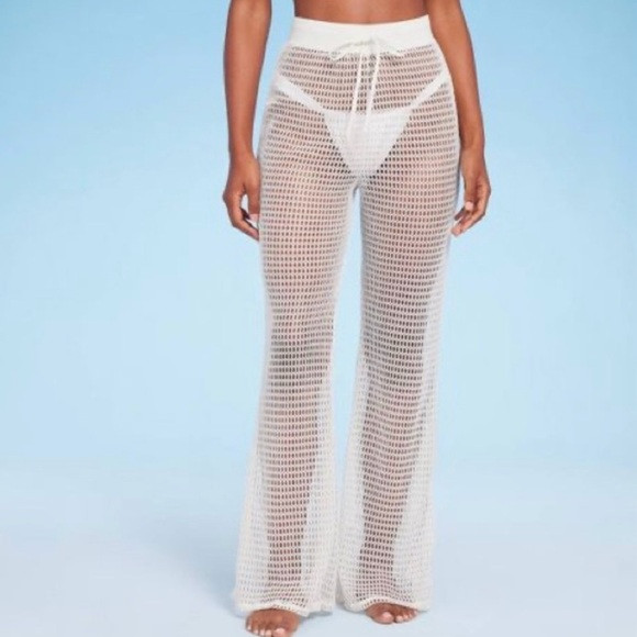 Shade & Shore Crochet Swim Cover Up Pants | Poshmark