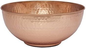 GoCraft Pure Copper Mixing Bowl with Hammered Finish for Salad, Egg Beating, Decorative & Kitchen... | Amazon (US)