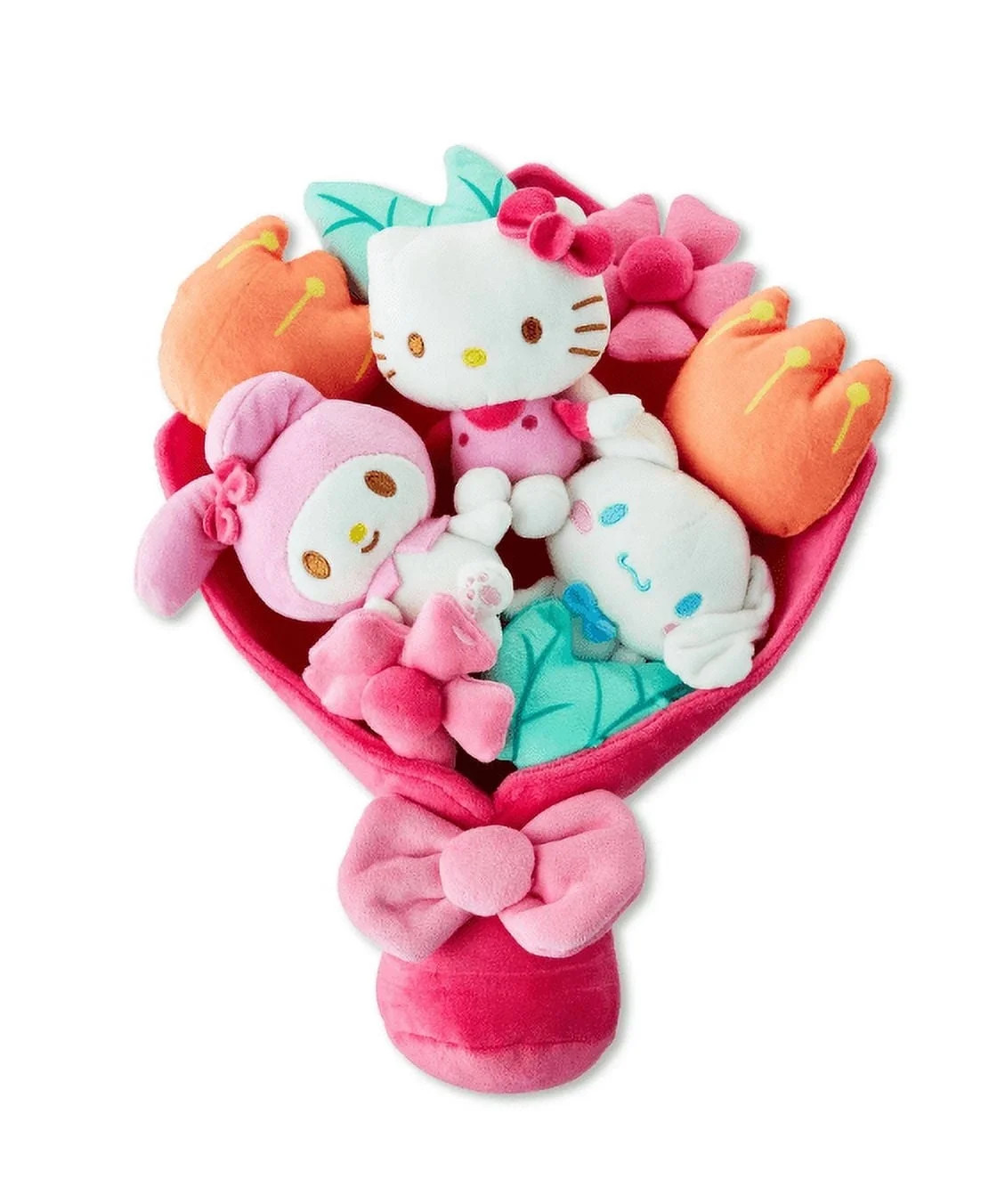 Exclusive Hello Kitty and Friends Valentine Bouquet - 12-Inch Plush Hello Kitty, My Melody & Kuro... | Walmart (US)
