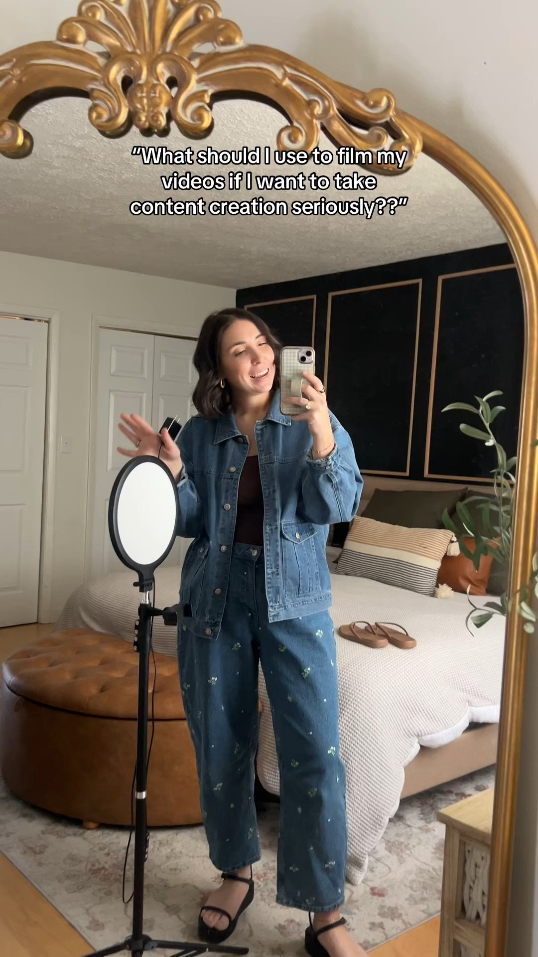 One of my most FAQ! “What do you use to film?” This ring light tripod is everything!!! 
My holy grail, the #1 tool for busy mom creators! 🤳💡

#LTKdayinmylife #LTKmomlife #LTKvlog