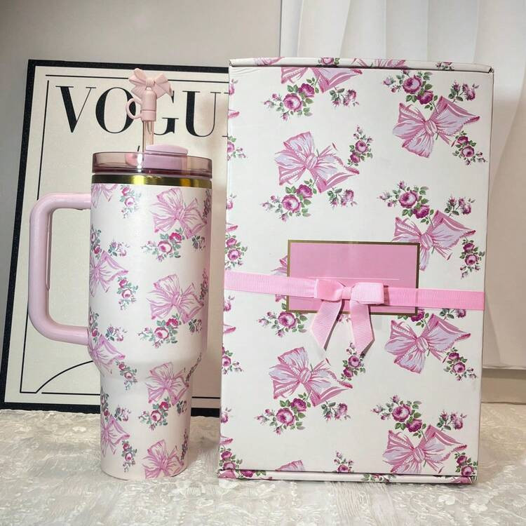 Stanley2025 40 Oz H2.0 Insulated Tumbler,With A Comfortable Handle, Featuring Double-Walled Vacuum Insulated Stainless Steel Construction. This High-Quality Drinkware Keeps Your Beverages At The Perfect Temperature, Whether It's Hot Or Cold, Ensuring The Original Taste Is Preserved For Longer Periods. Designed To Be Lightweight And Portable, It's Perfect For Outdoor Activities Like Camping, Hiking, Driving, And Travel. With A Large Capacity, It Meets Your Hydration Needs Throughout The Day. Stylish And Convenient To Carry, It's An Ideal Choice For Outdoor Enthusiasts And Makes A Thoughtful And Practical Gift, Whether For Friends Or Family. | SHEIN