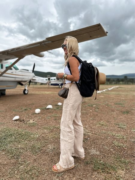 Travel day! Leaving the bush…next stop, lamu!

These pants have been great for travel days, safari, over a swimsuit & even lounge  

#LTKover40 #LTKstyletip