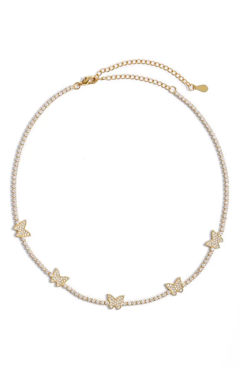 Bailey Cubic Zirconia Butterfly Necklace | Nordstrom