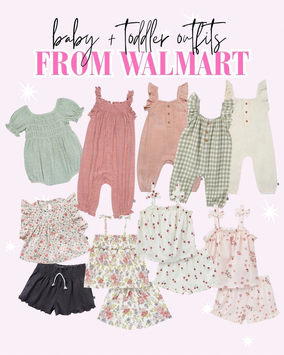 Okay Walmart POP OFFFF 👏🏼 obsessed with all of these! The rompers run *slightly* big!

#LTKBaby #LTKKids #LTKFamily