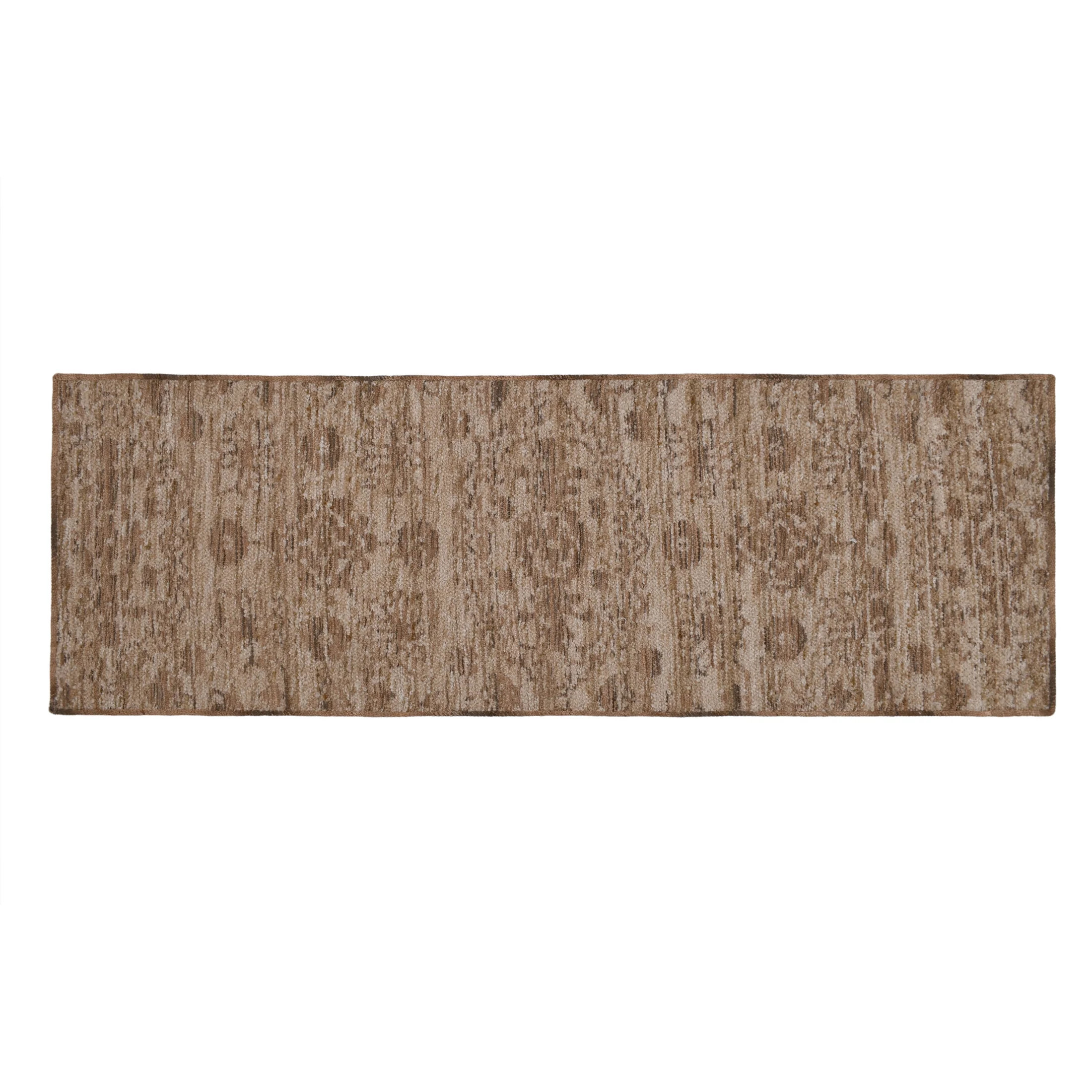 Better Home & Gardens Arty Medallion Runner, 2' x 6', Brown | Walmart (US)