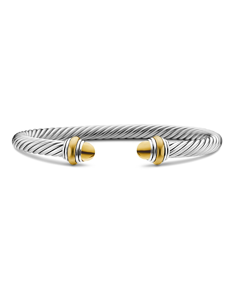 David Yurman Cable Classic Bracelet with 14K Gold, 5mm | Bloomingdale's (US)