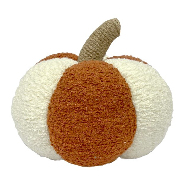 Holiday Living 5-in x 8-in Rust/Ivory Pumpkin Indoor Decorative Pillow | Lowe's