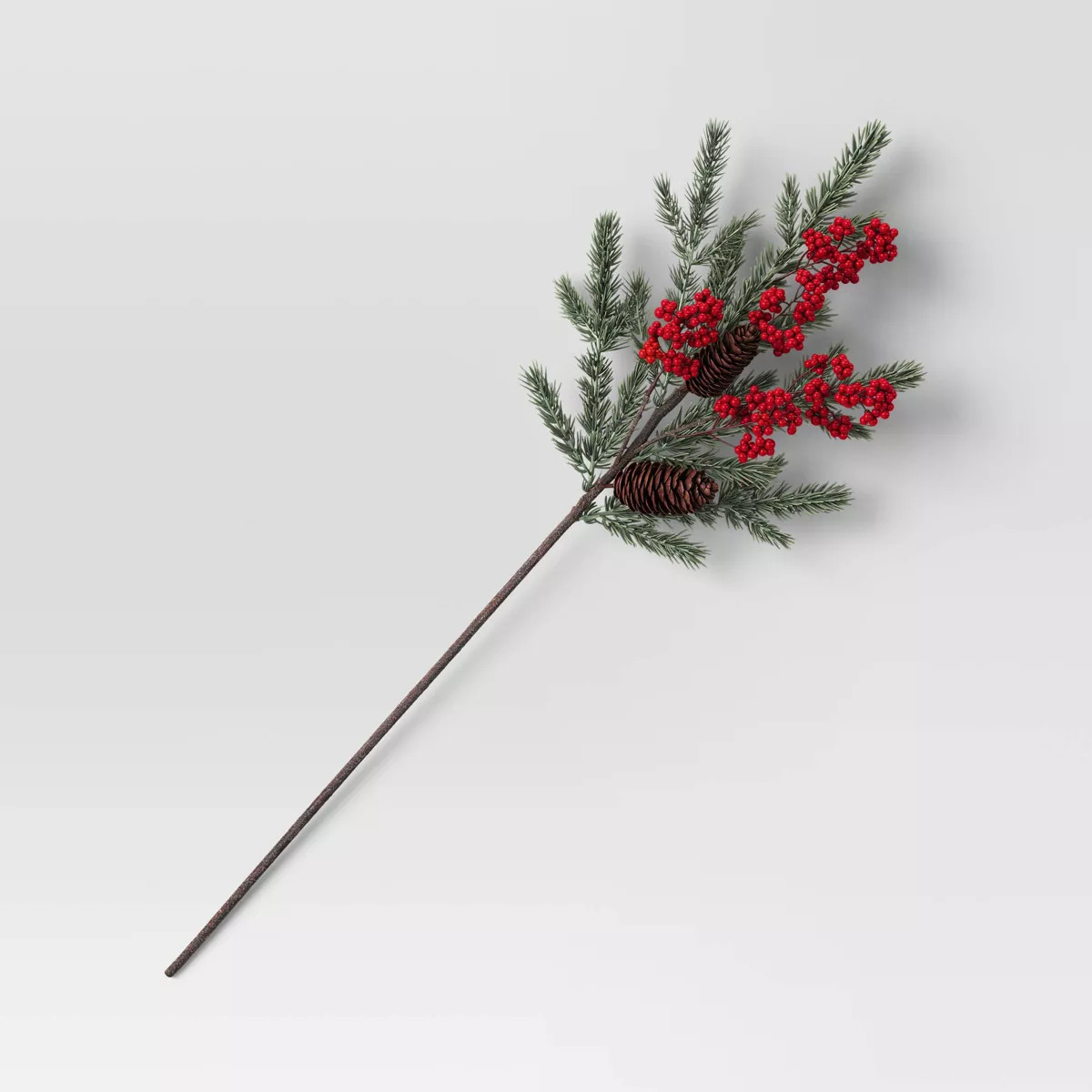 28" Pine and Red Berry Stem - Threshold™ | Target