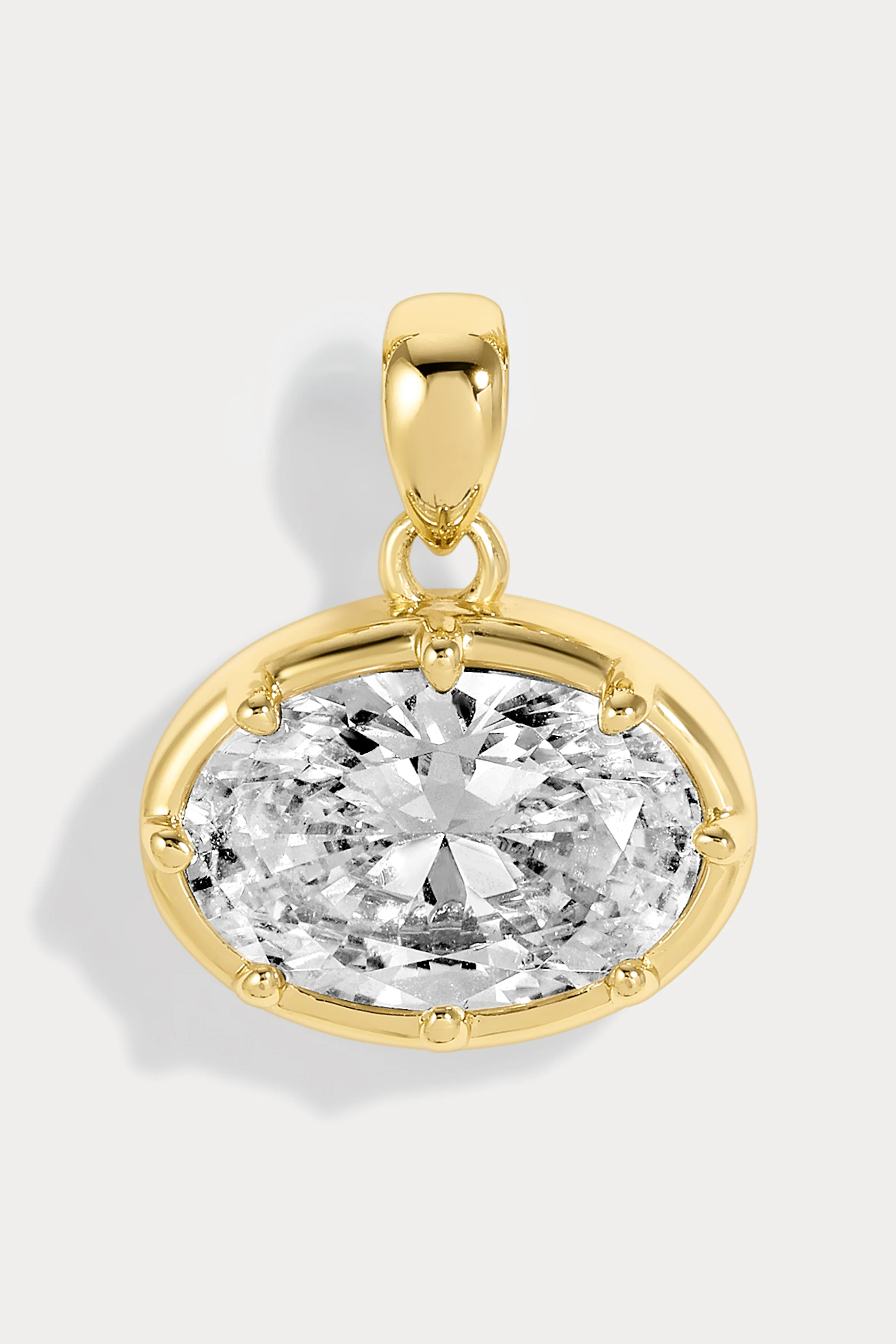 Large Cleo Oval Charm | Lili Claspe