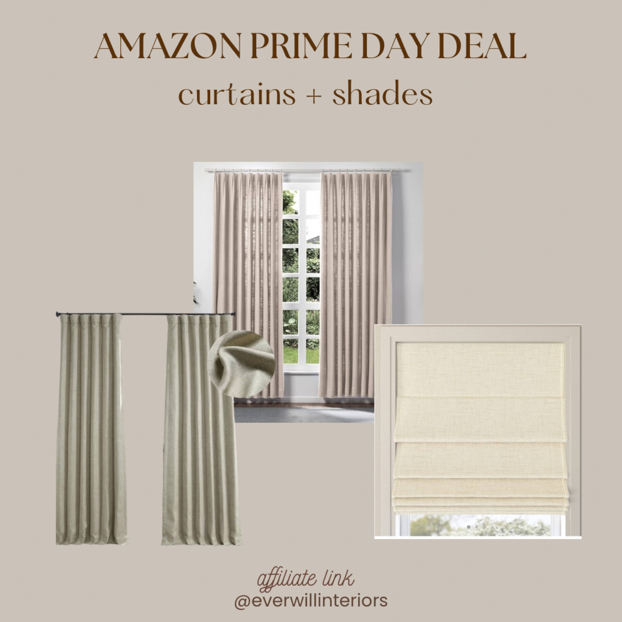 Love when these go on sale which is hardly ever!

#amazonprimedayhomedeals #curtainsonsale #drapesonsale #twopagesonsale #primedaycurtains #amazonprimedayfindsonsale

#LTKSaleAlert #LTKHome