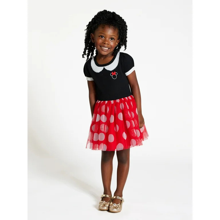 Disney Toddler Girls Minnie Mouse Cosplay Dress, Sizes 12M-5T | Walmart (US)