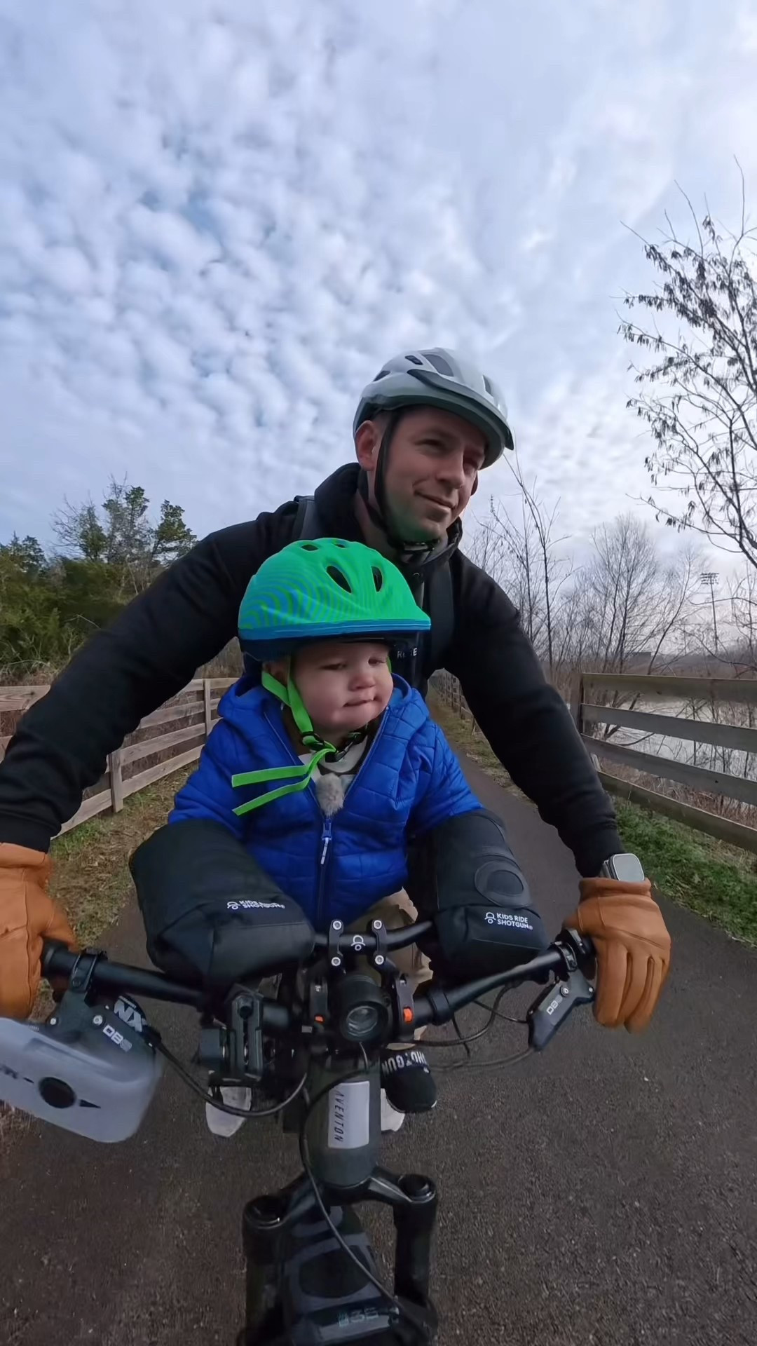 our little bike seat