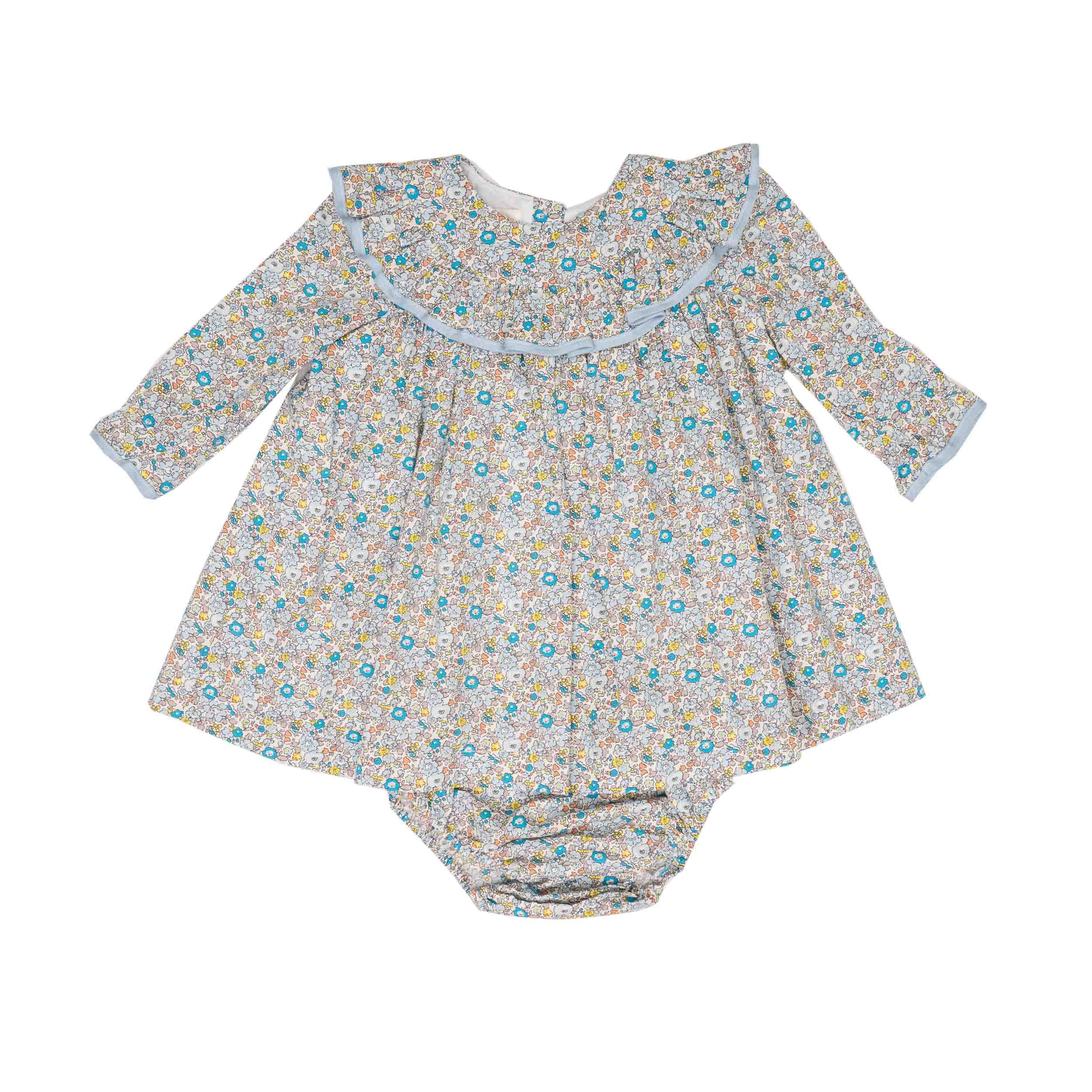 Betty Blue Flower Romper | The Oaks Apparel Company