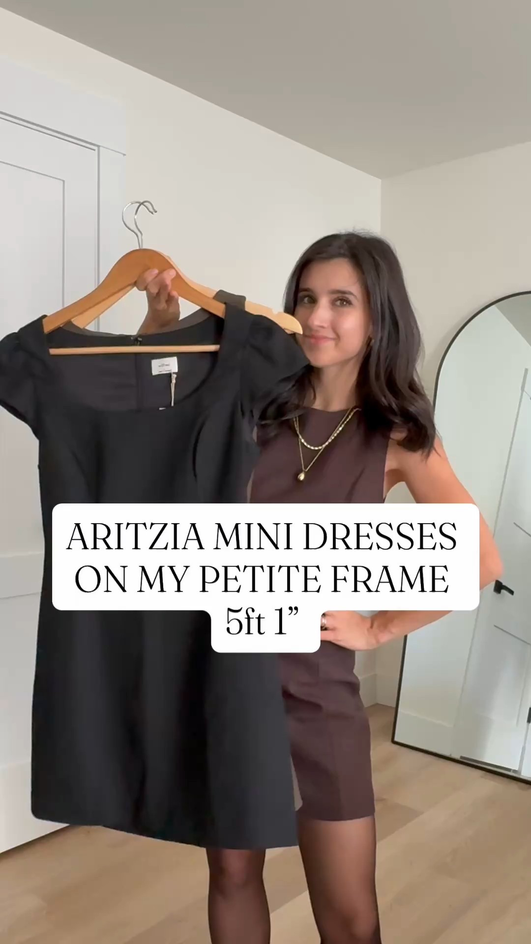 Fiona Dress - size 2 ( consider a size up) 
Proxy Dress - size 0 ( true to size ) 
Whidbey Dress - size 2 ( true to size but I sized up for a looser fit!! ) 

My true size is a 0 in aritzia but the Fiona dress runs smaller! The others are tts but can size up for a looser fit  


#LTKPetite