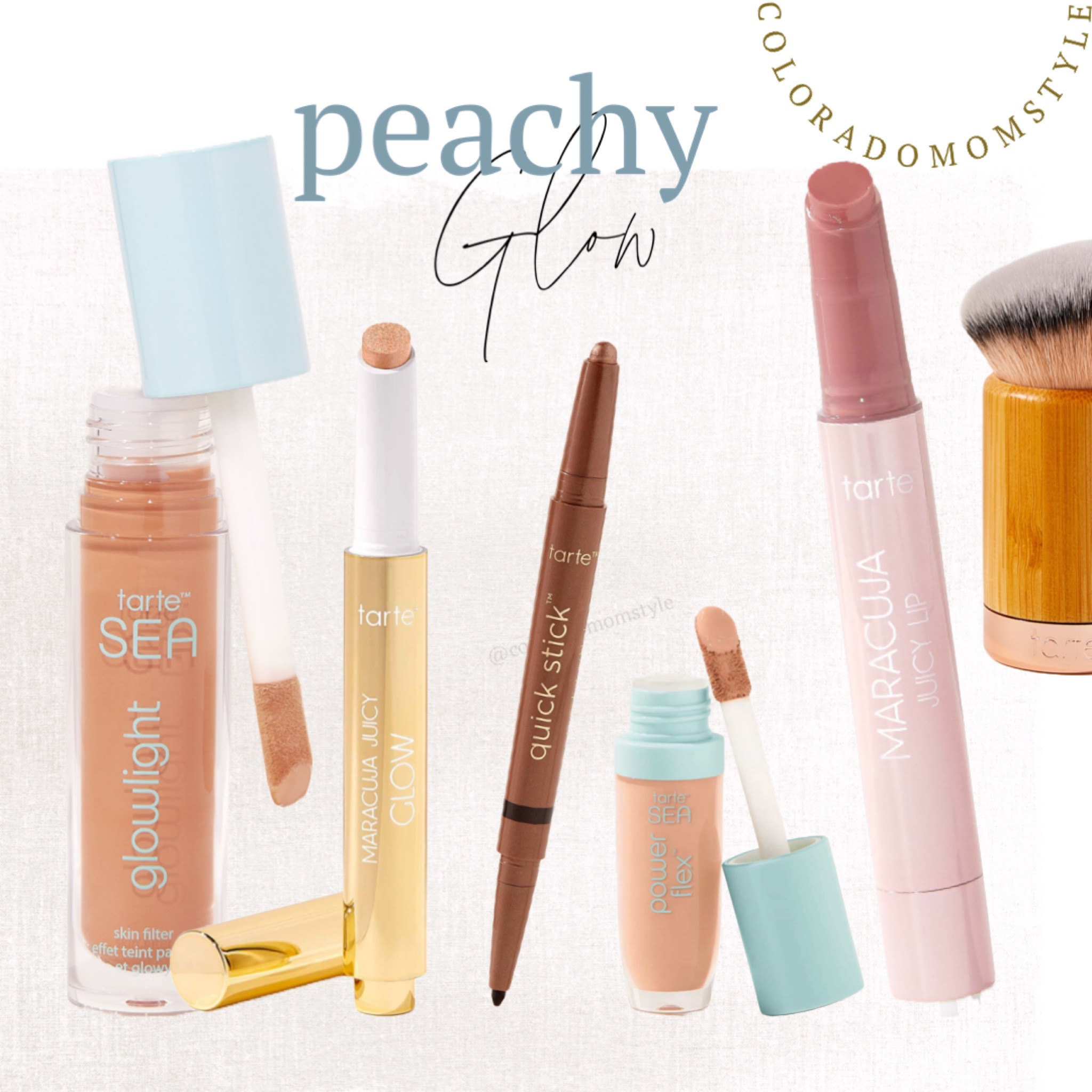 Get that peachy glow with my favorite from tarte 

Powerflex 32N
Highlighter: champagne 
Glowlight: peachy glow

#LTKsalealert #LTKSeasonal #LTKbeauty