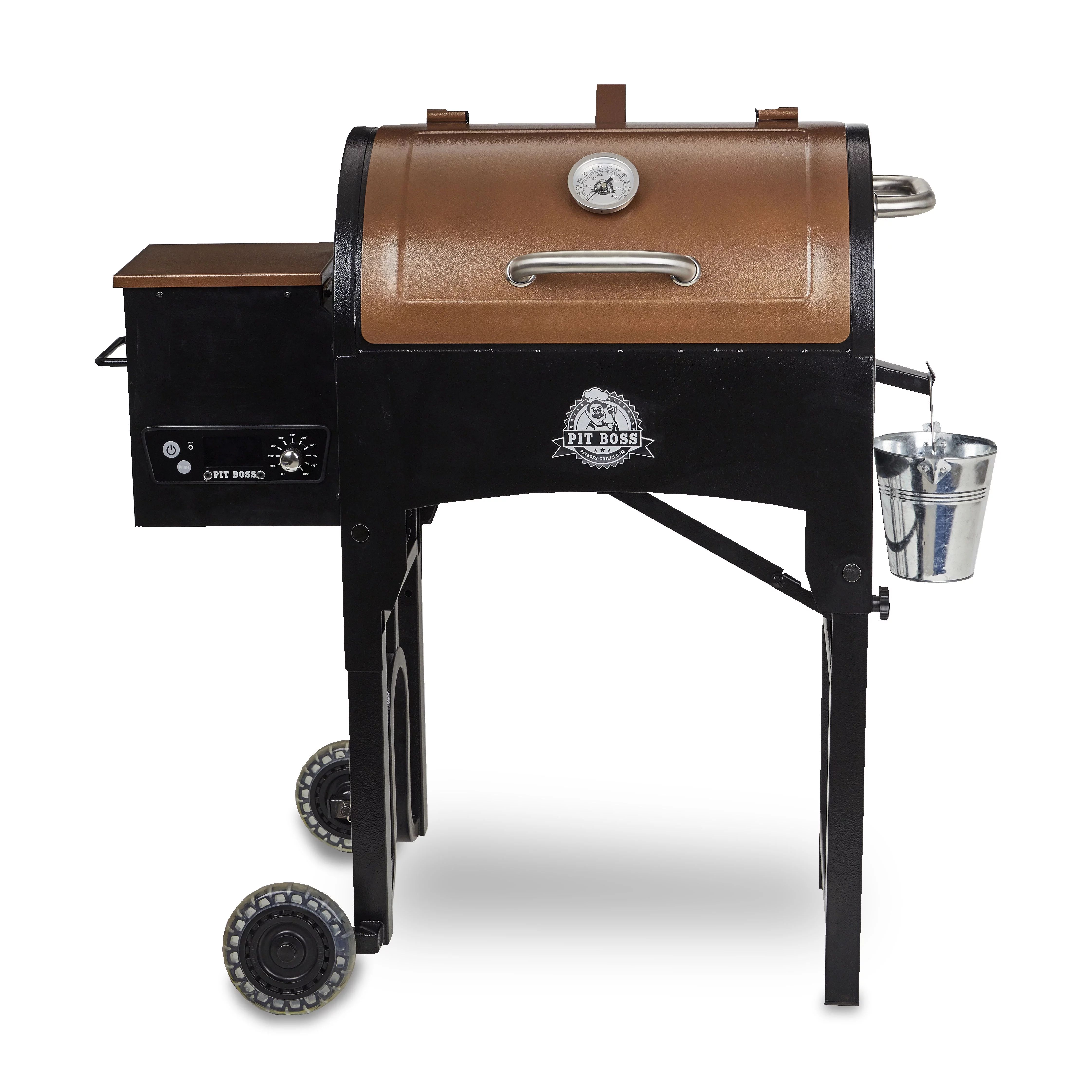 Pit Boss 340 Sq. In. Portable Tailgate, Camp Pellet Grill with Folding Legs - Walmart.com | Walmart (US)