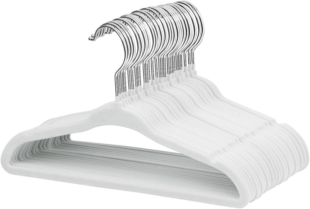 ManGotree Baby Velvet Clothes Hangers, Kids Toddler Children's Hangers for Clothes Space Saving N... | Amazon (US)