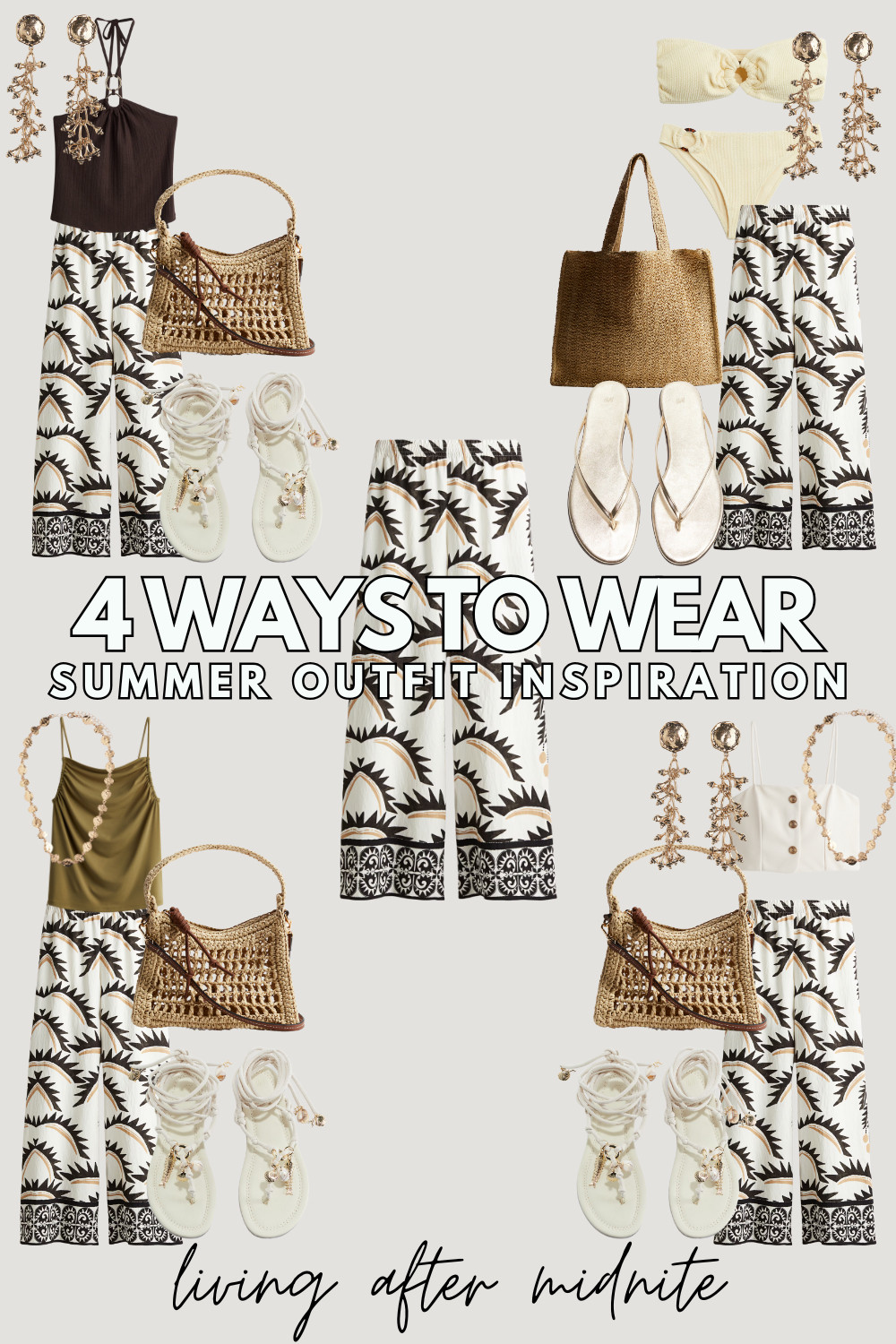 4 ways to wear printed linen pants, vacation outfits, vacation outfit, summer outfit

#LTKSeasonal #LTKStyleTip #LTKFindsUnder50