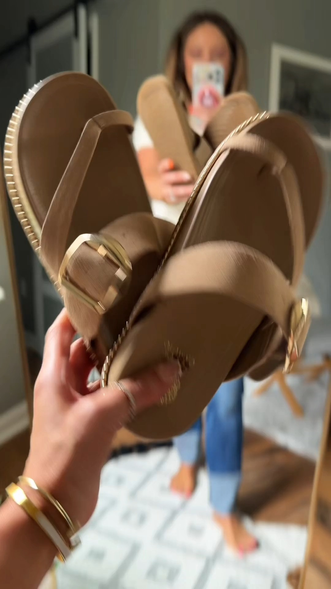 They feel comfortable right away
but still give that elevated designer sandal vibe.

#LTKStyle #LTKFootwear #LTKDaily #ComfortWear #OnRepeat #RealOutfits #earnscommissions 

 #LTKootd #LTKSeasonal #LTKOver40