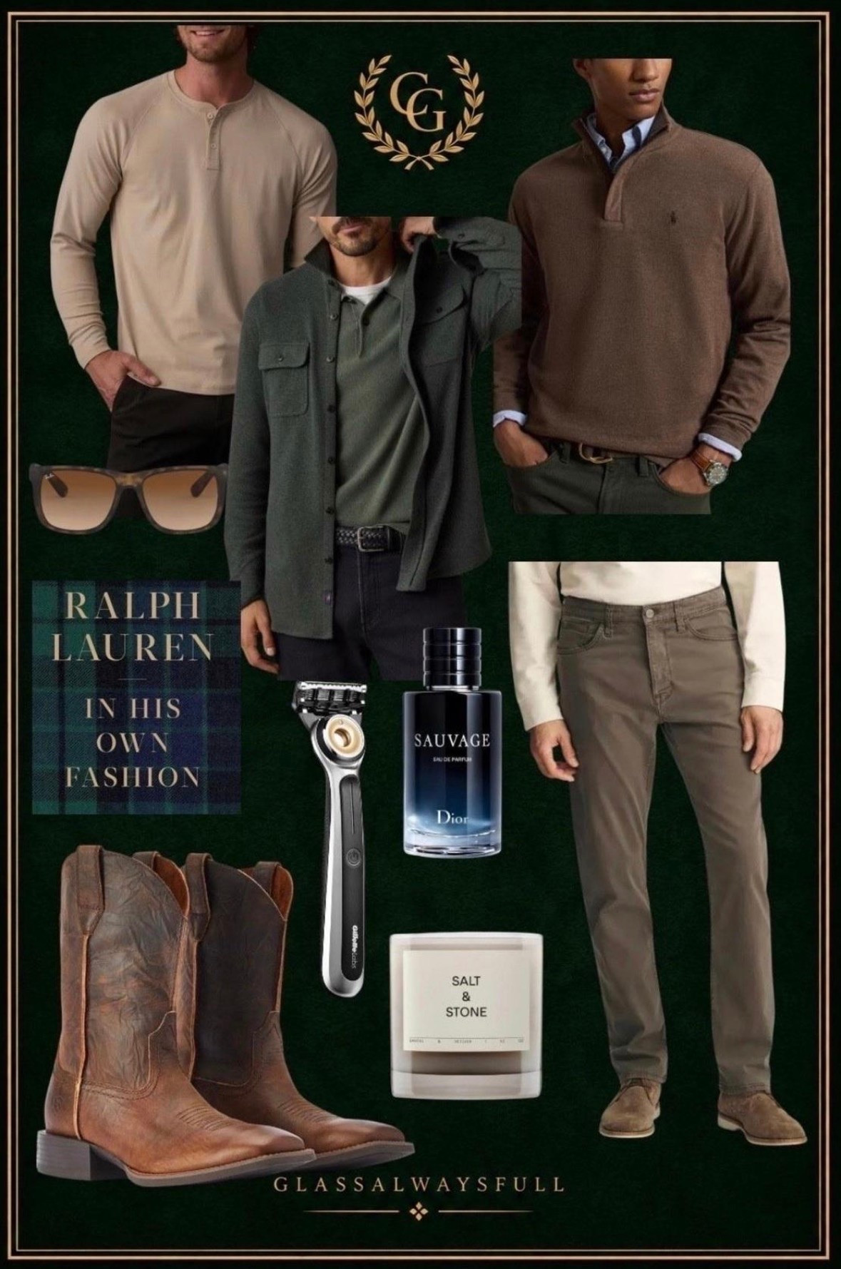 Men’s gifts, men’s gift guide, men’s rugged gifts, men’s cowboy boots, men’s sunglasses, men’s fall clothes, men’s winter clothes, men’s books, men’s jacket.

#LTKSeasonal #LTKMens #LTKselfcare